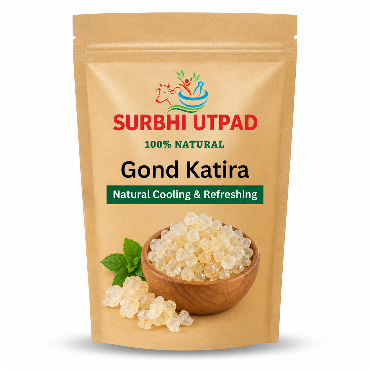 gond-katira Gond Katira - natural tragacanth gum crystals pouch by Surbhi Utpad
