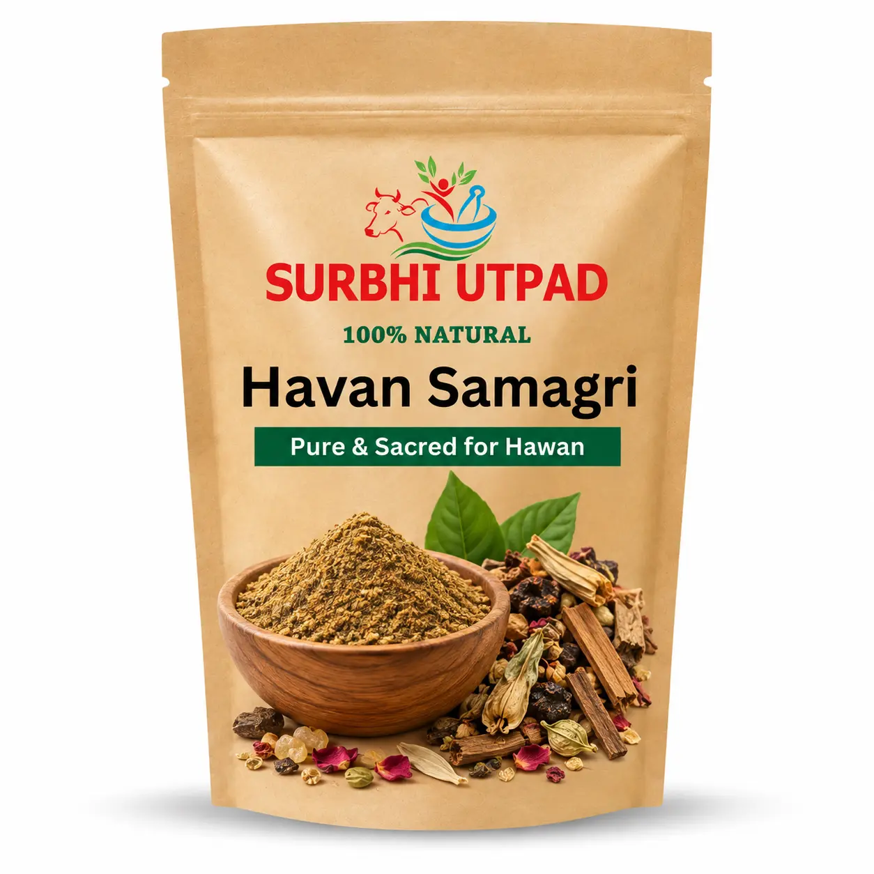 Havan-Samagri Havan Samagri - pure and sacred herbal mix pouch by Surbhi Utpad for hawan