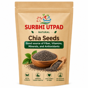Chia Seeds - 100% natural fiber-rich superfood pouch by Surbhi Utpad